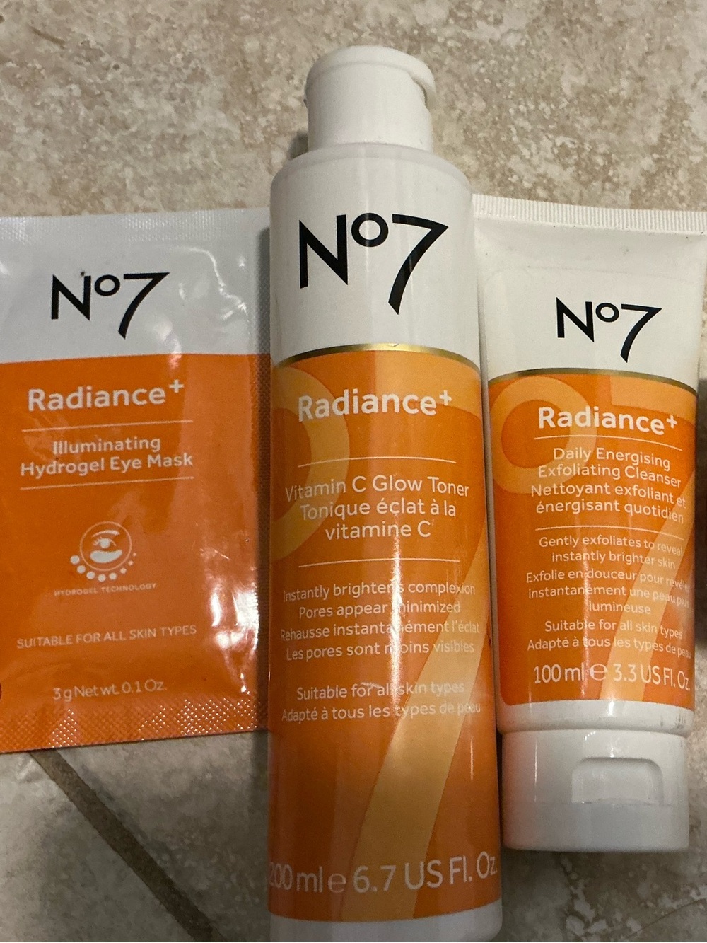 Radiance+ Skincare Set in Orange – Brightening Women MOISTURIZER NO 7 SHIPS FREE